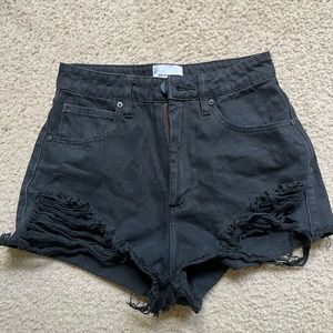 Abrand distressed shorts